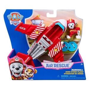 PAW Patrol: Air Rescue Hero Hydro Airplane Vehicle & Collectible Marshall Figure